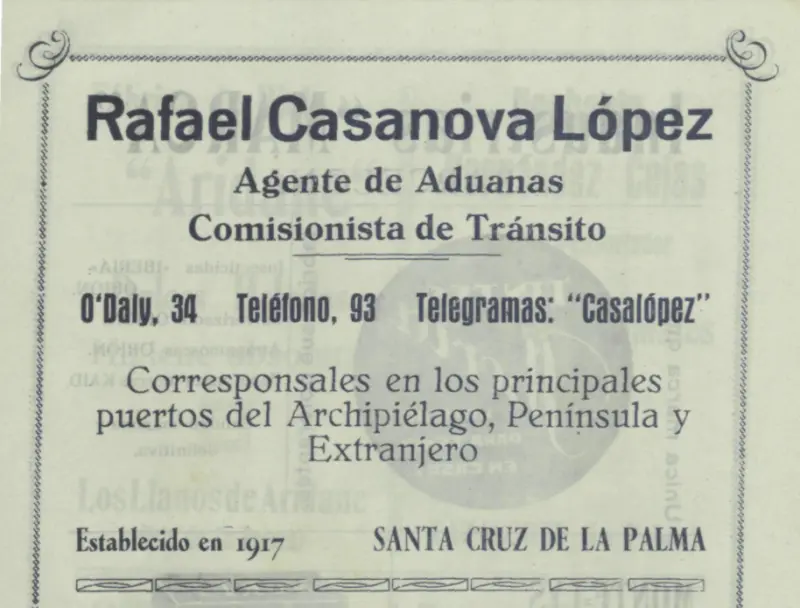 Programa Bajada de La Virgen, 1945.